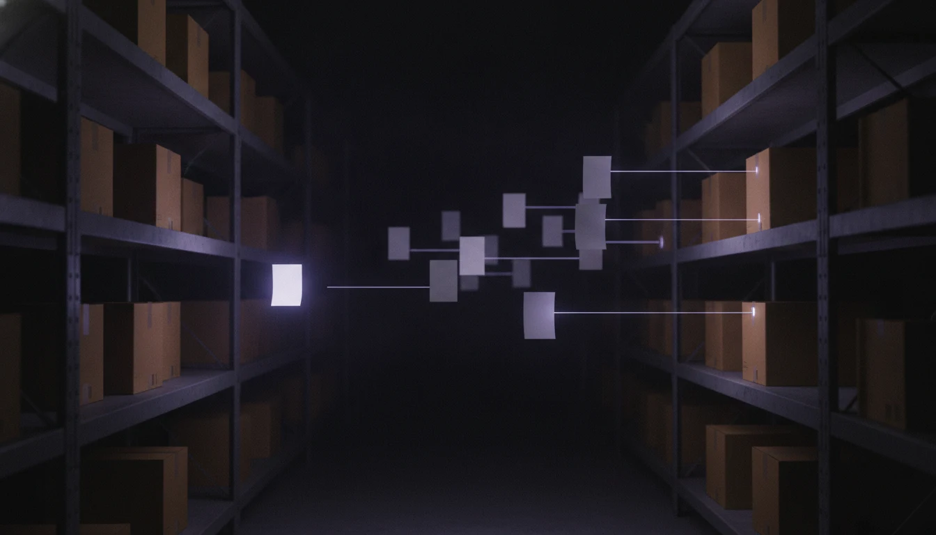 Purchasing and warehouse: delivery notes matched to goods receipts without retyping