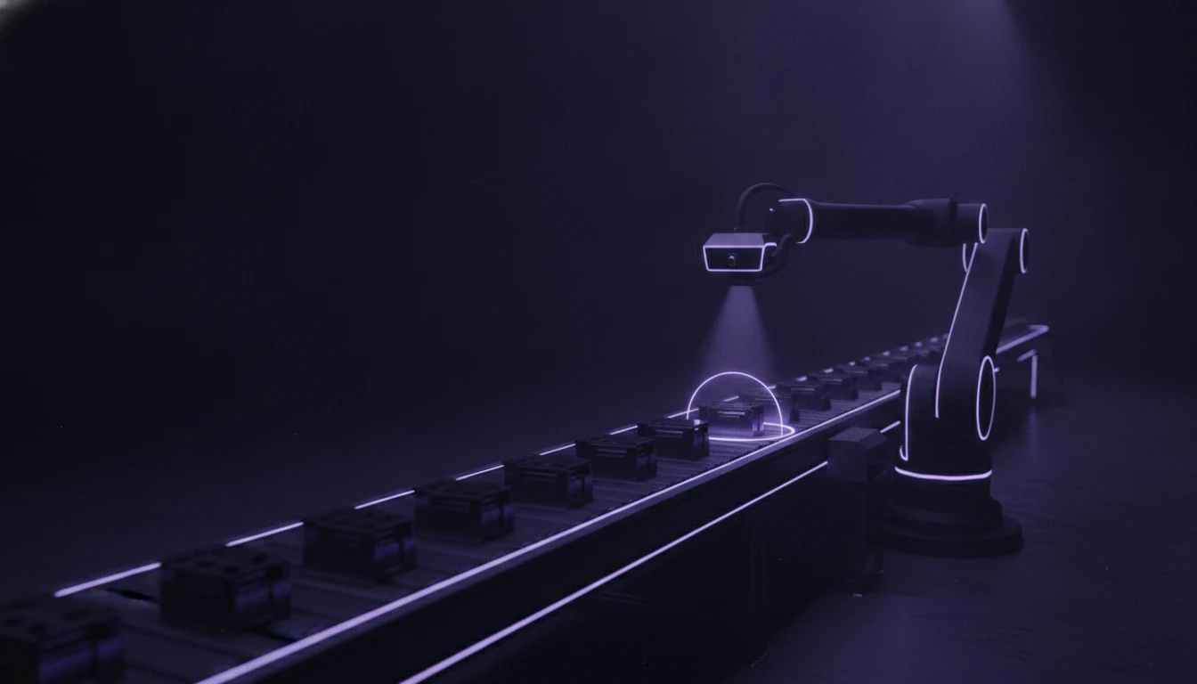Manufacturing: a camera on the line flags the defective part
